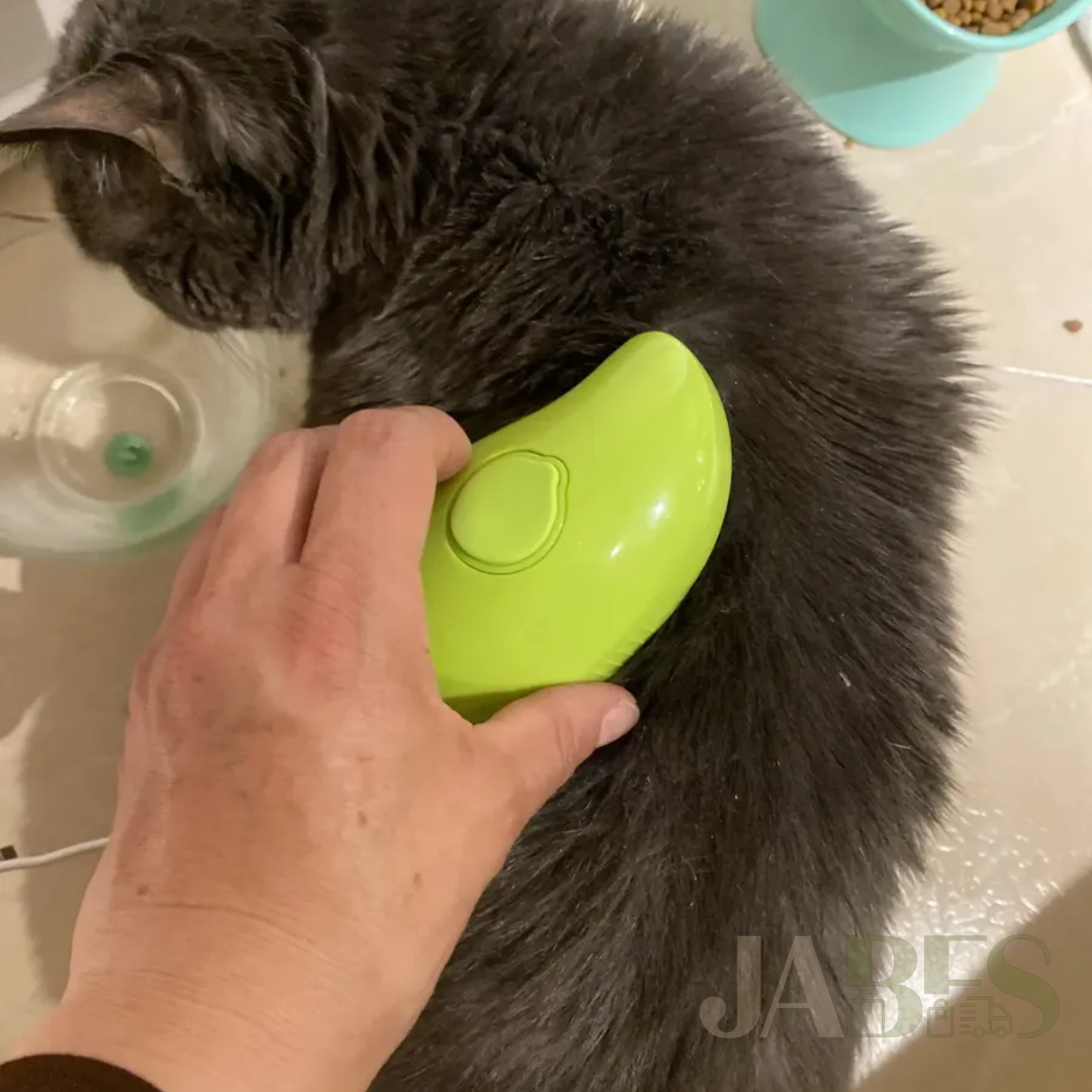 Cepillo Vaporizador para Mascotas 3 en 1