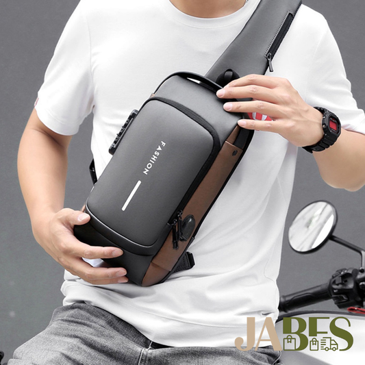 Morral de Pecho Antirrobo Impermeable Usb